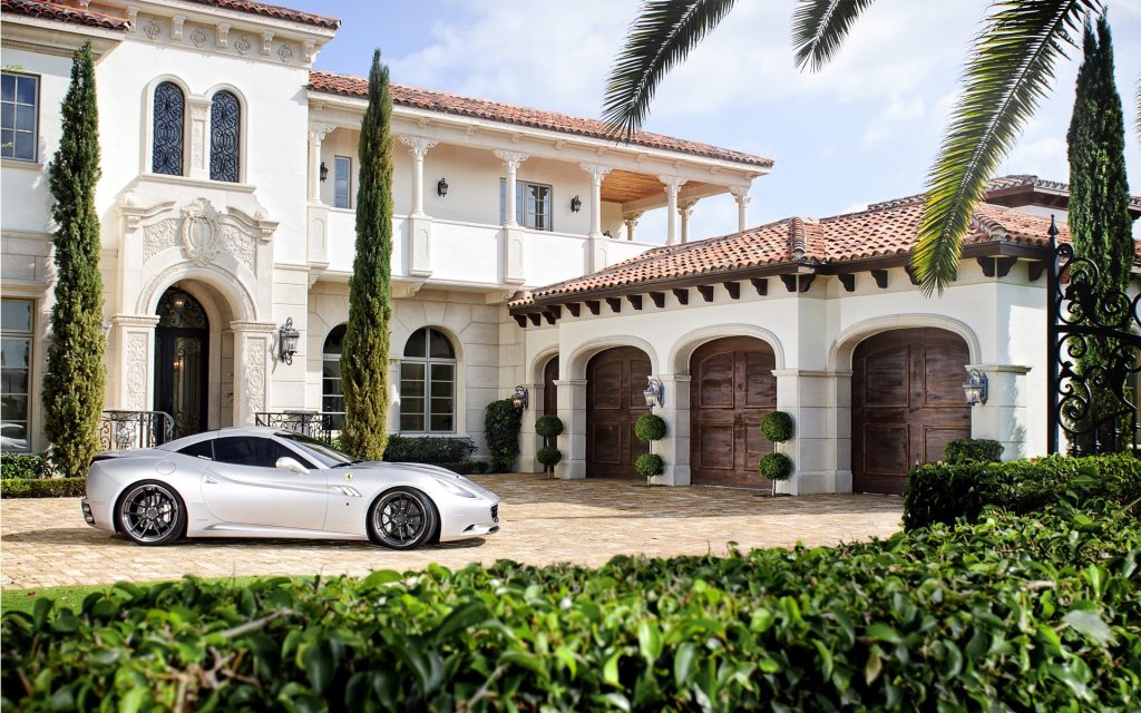 Mansion And Ferrari