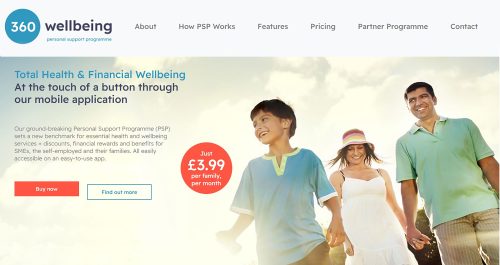 Online Doctors For Your Business 360- Wellbeing Homepage