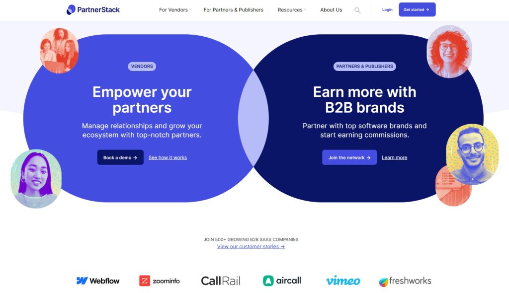 PartnerStack Homepage